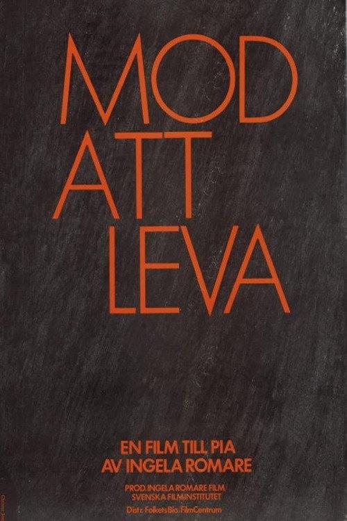 Mod att leva 1983 official movie poster