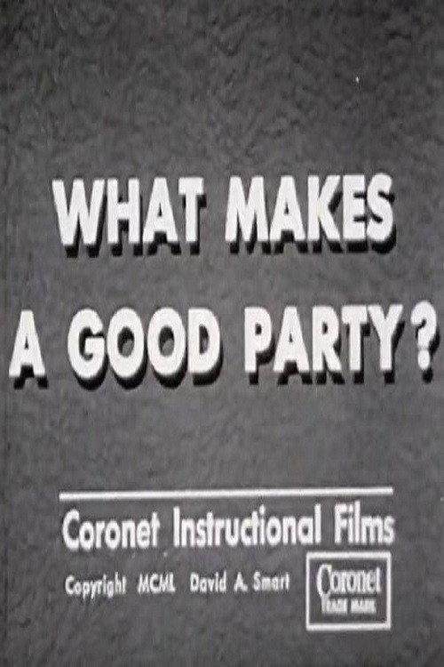What Makes a Good Party? 1950 official movie poster