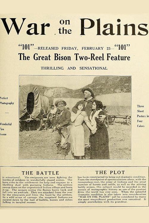 War on the Plains 1912 official movie poster