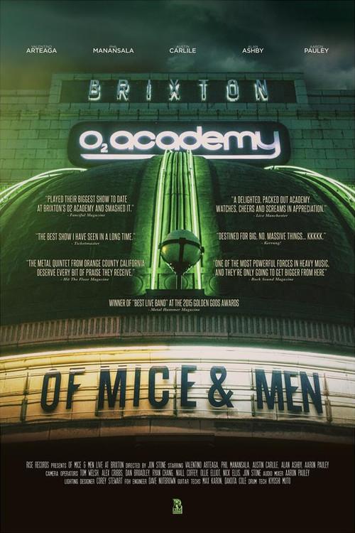 Of Mice & Men - Live At Brixton 2016 official movie poster