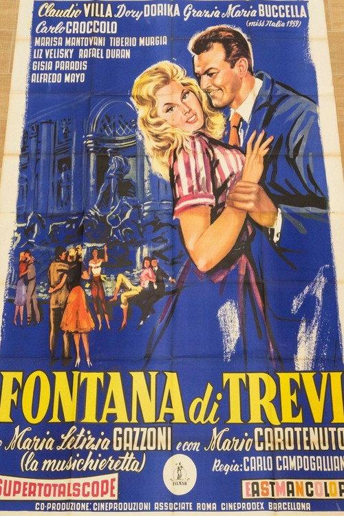 Fontana di Trevi 1960 official movie poster