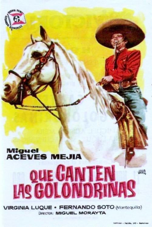 Que me toquen las golondrinas 1957 official movie poster