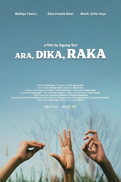 Ara, Dika, Raka 2023 official movie poster