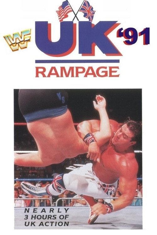 WWE U.K. Rampage 1991 1991 official movie poster