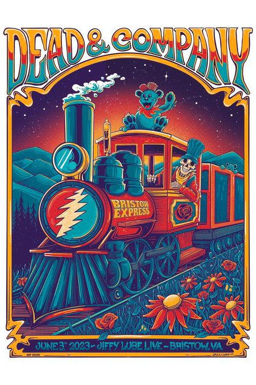 Dead & Company:2023-06-03 Jiffy Lube Live, Bristow, VA, USA 2023 official movie poster