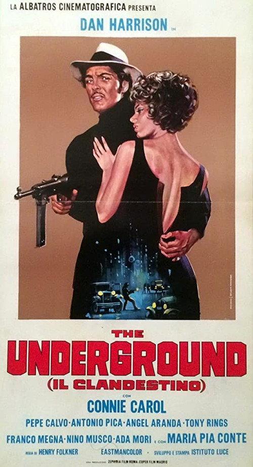 The Underground 1970 official movie poster