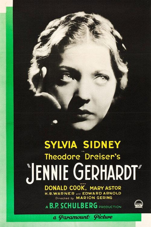 Jennie Gerhardt 1933 official movie poster