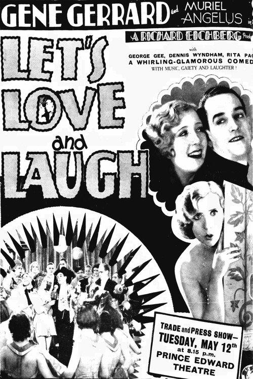 Let's Love and Laugh 1931 official movie poster