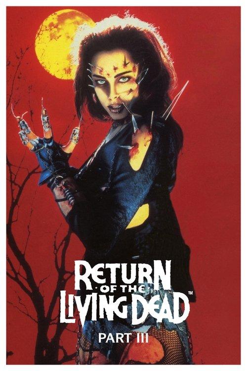 Return of the Living Dead III 1993 official movie poster