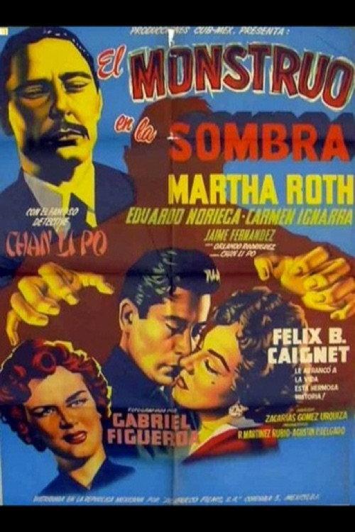 El monstruo en la sombra 1955 official movie poster