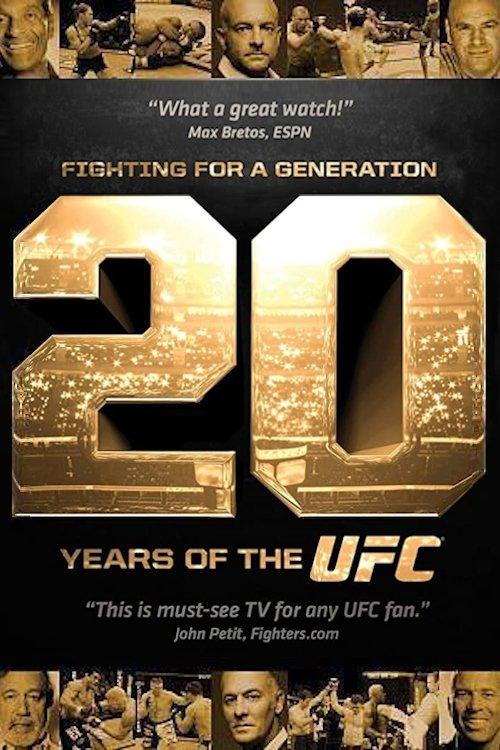 Fighting for a Generation: 20 Years of the UFC 2013 official movie poster