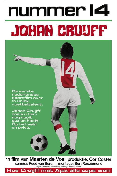 Nummer 14 Johan Cruijff 1973 official movie poster