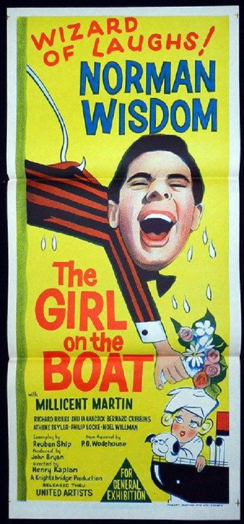 The Girl on the Boat 1962 official movie poster