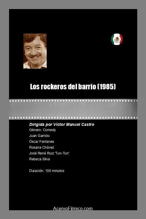 Los rockeros del barrio 1985 official movie poster
