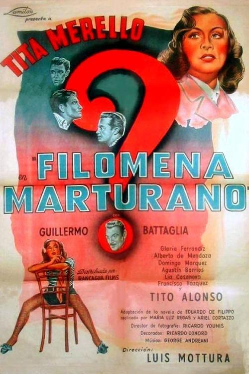 Filomena Marturano 1950 official movie poster