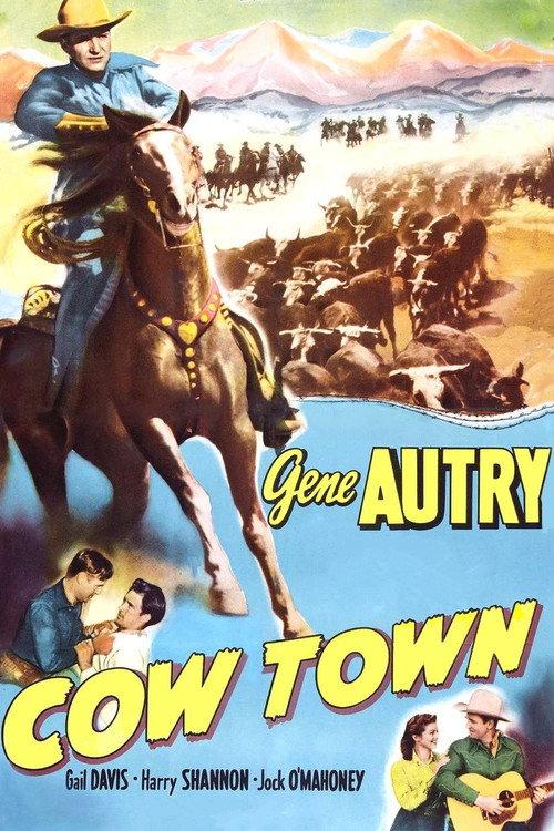 Cow Town 1950 official movie poster