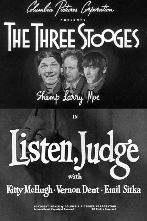 Listen Judge 1952 official movie poster