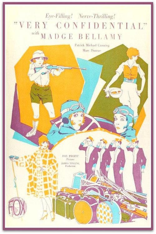 Very Confidential 1927 official movie poster