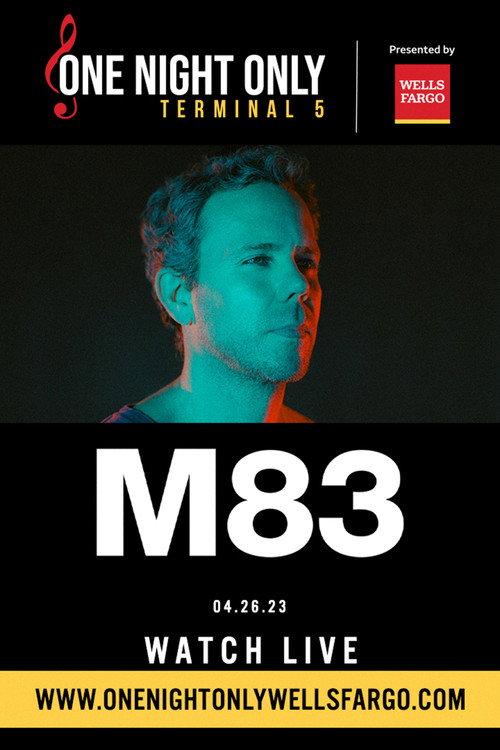 M83 - Live at Terminal 5 NYC 2023 official movie poster