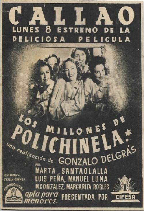 Los millones de Polichinela 1941 official movie poster