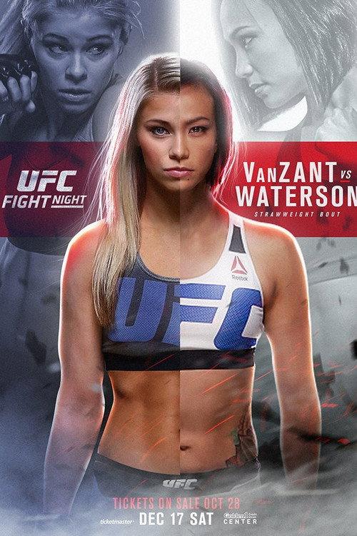 UFC on Fox 22: VanZant vs. Waterson 2016 official movie poster