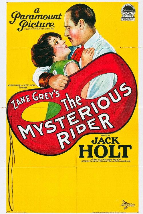 The Mysterious Rider 1927 official movie poster