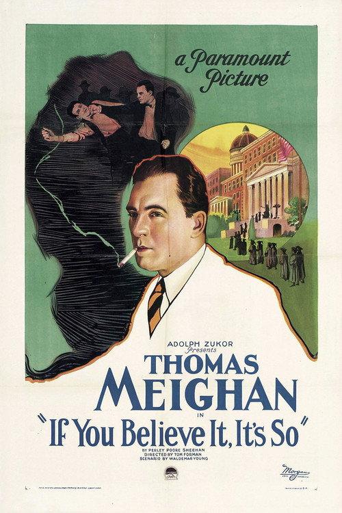 If You Believe It, It's So 1922 official movie poster