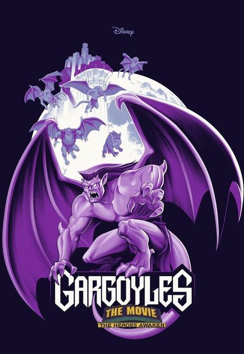 Gargoyles the Movie: The Heroes Awaken 1995 official movie poster