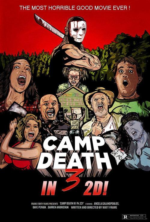 Camp Death III in 2D! 2018 official movie poster