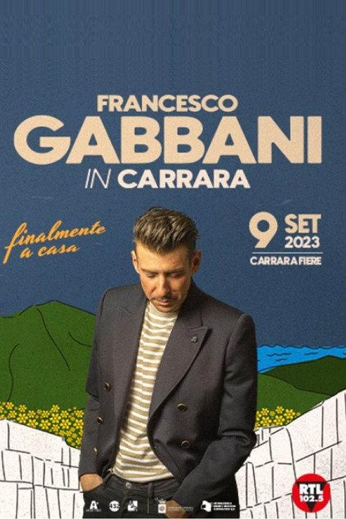 Francesco Gabbani: Finalmente a Casa 2023 official movie poster