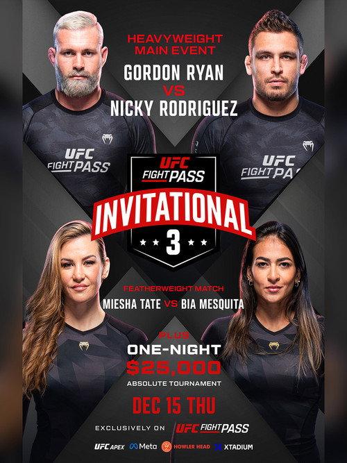 UFC Fight Pass Invitational 3 2022 official movie poster