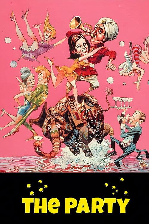 The Party 1968 official movie poster