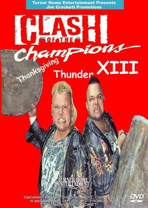 NWA Clash of The Champions XIII: Thanksgiving Thunder 1990 official movie poster