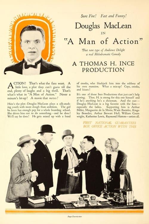 A Man of Action 1923 official movie poster