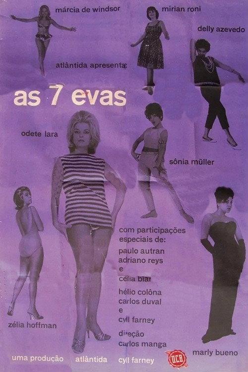 As Sete Evas 1962 official movie poster