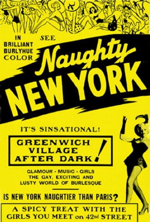 Naughty New York 1959 official movie poster