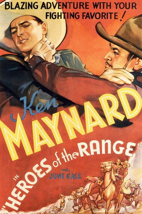 Heroes of the Range 1936 official movie poster