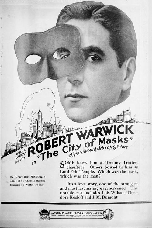 The City of Masks 1920 official movie poster