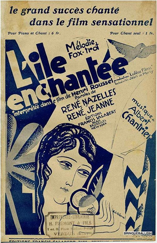 L'Ile enchantée 1927 official movie poster