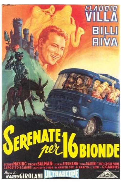 Serenate per 16 bionde 1957 official movie poster
