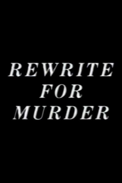 Rewrite for Murder 1991 official movie poster