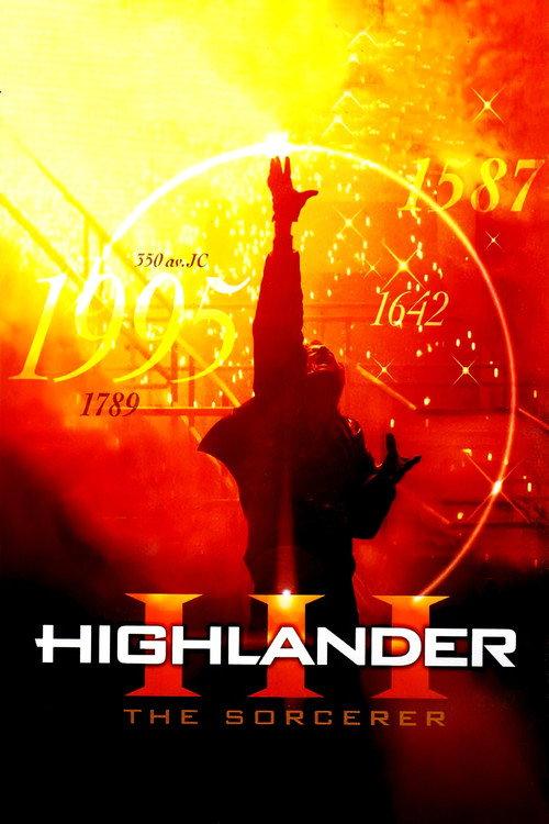 Highlander III: The Sorcerer 1994 official movie poster