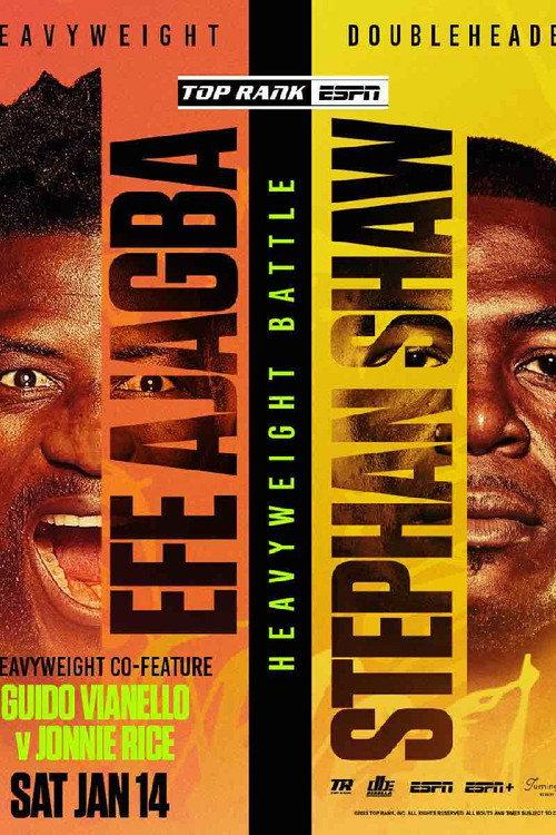 Efe Ajagba vs. Stephan Shaw 2023 official movie poster