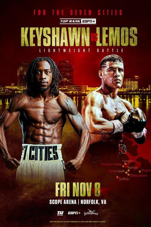 Keyshawn Davis vs. Gustavo Lemos 2024 official movie poster