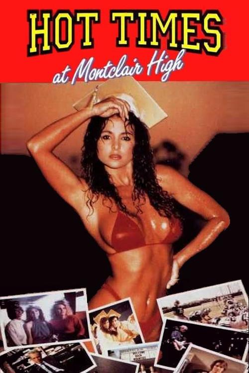 Hot Times at Montclair High 1989 official movie poster