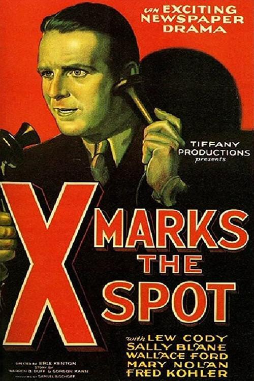 X Marks the Spot 1931 official movie poster