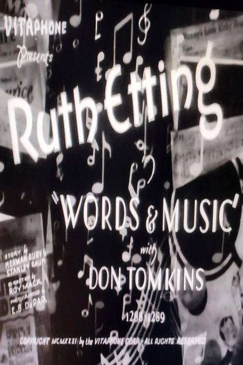 Words & Music 1931 official movie poster