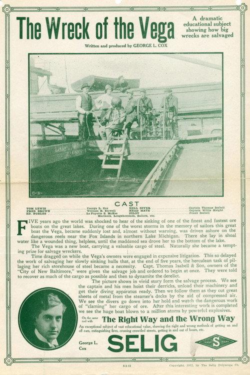 The Wreck of the Vega 1912 official movie poster