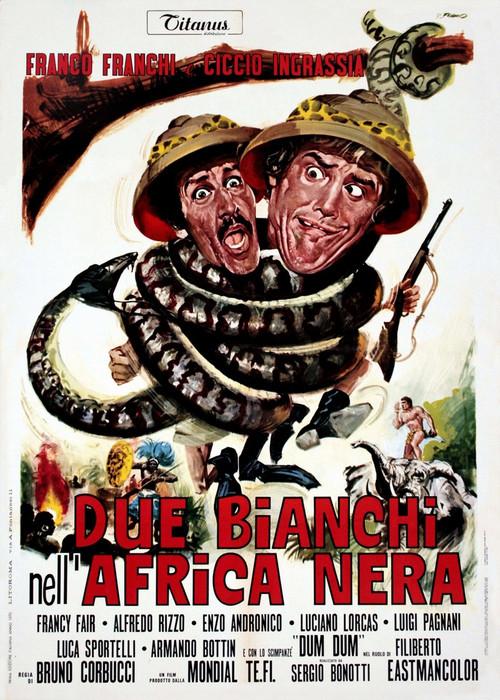 Two Whites in Dark Africa 1970 official movie poster