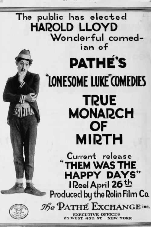 Them Was the Happy Days! 1916 official movie poster